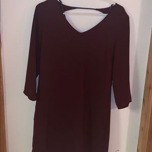Cute night out, Maroon dress
